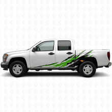 Vinilos rayados desgastados para puerta antisalpicaduras y laterales de caja para Chevrolet Colorado 1ª generación 2004-2012_4