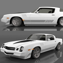 Kit de rayas de calcomanías vintage retro para 1980 1981 Chevrolet Camaro Z28
 2