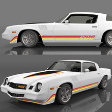 Kit de rayas de calcomanías vintage retro para 1980 1981 Chevrolet Camaro Z28 2
 3