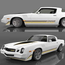 Kit de rayas de calcomanías vintage retro para 1980 1981 Chevrolet Camaro Z28 2
 4