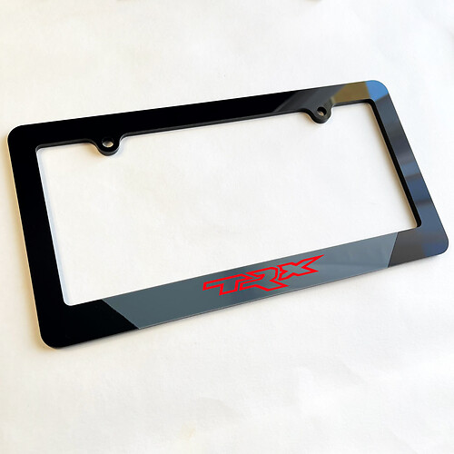 Vehicle La matrícula cubre los marcos de decoración del vehículo para esquivar Ram TRX
