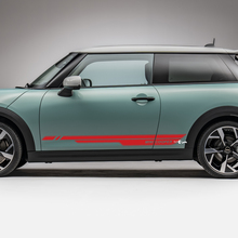 Disparo gráfico de rayas de carreras laterales para mini cooper s 4
 3