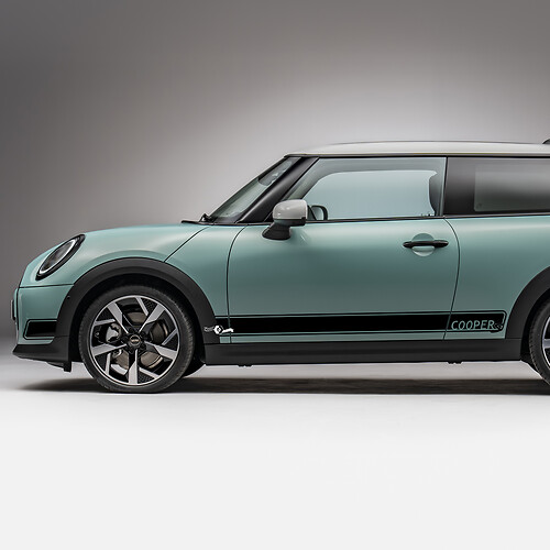 Disparo gráfico de rayas de carreras laterales para Mini Cooper S 5
