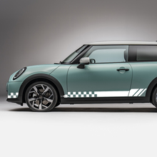 Decal de gráficos de rayas a cuadros de carreras laterales para Mini Cooper S 5
 2