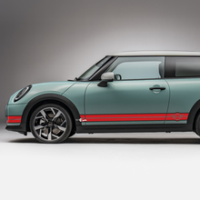 Carreras laterales de 2 colores Decal de gráficos de rayas para Mini Cooper S
 3
