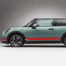Carreras laterales de 2 colores Decal de gráficos de rayas para Mini Cooper S 2
 3