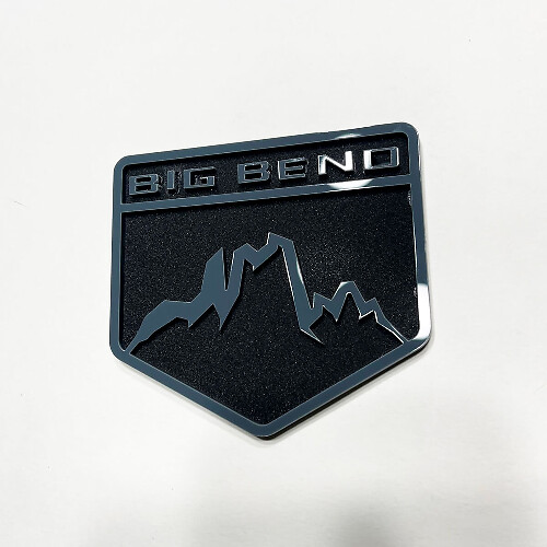 Insignias de guardabarros de Bronco Big Bend Badres Tailgate Emblema 3D Insignia
