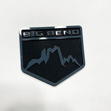 Insignias de guardabarros de Bronco Big Bend Badres Tailgate Emblema 3D Insignia
 3