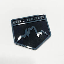 Insignias de guardabarros de Bronco Big Bend Badres Tailgate Emblema 3D Insignia
 8