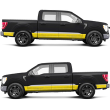 Pegatina de calcomanías de vinilo de gráficos topográficos laterales para temblor Ford F150
 2