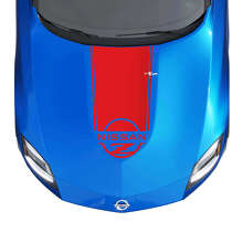Vinilo adhesivo de franja en capó con logotipo de la marca para Nissan Z Sport_3