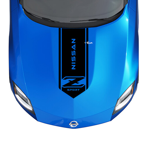 Kit de calcomanía de stripe de capucha para Nissan Z Sport 2
