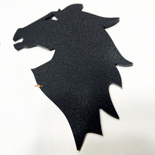 Bronco Head Fender Insignias Tailgate Emblem 3d Insignia negra mate
 4