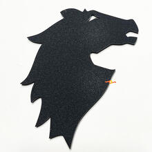 Bronco Head Fender Insignias Tailgate Emblem 3d Insignia negra mate
 5
