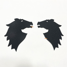 Bronco Head Fender Insignias Tailgate Emblem 3d Insignia negra mate
 6