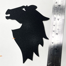Bronco Head Fender Insignias Tailgate Emblem 3d Insignia negra mate
 9