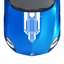 Kit de calcomanía de rayas de líneas de capucha para Nissan Z Sport
 2