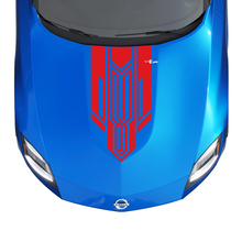 Kit de calcomanía de rayas de líneas de capucha para Nissan Z Sport
 3