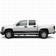 Vinilos con ranuras escalonadas para puerta y panel de faldón para Chevrolet Colorado 1ª generación 2004-2012_2