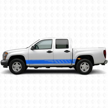 Vinilos con ranuras escalonadas para puerta y panel de faldón para Chevrolet Colorado 1ª generación 2004-2012_5