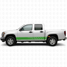 Vinilos con ranuras escalonadas para puerta y panel de faldón para Chevrolet Colorado 1ª generación 2004-2012_6