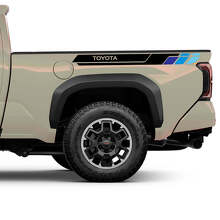 Kit de calcomanías de vinilo en franjas laterales estilo Heritage para Toyota Tacoma_2