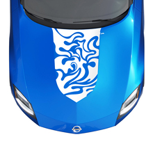 Kit de calcomanía de rayas de llamas tribales de capucha para Nissan Z Sport
 2