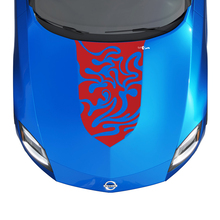 Kit de calcomanía de rayas de llamas tribales de capucha para Nissan Z Sport
 3