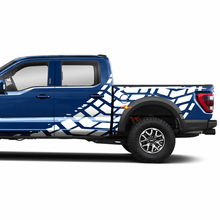Pegatina de calcomanías de vinilo de gráficos topográficos laterales para temblor Ford F150
 2