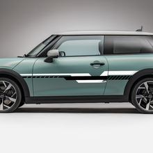Calcomanía de gráficos de rayas de 2 colores para Mini Cooper S 3
 3