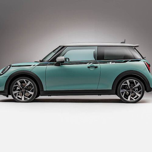 Rayas de acento de carreras laterales calcomanía gráfica para Mini Cooper S 2
