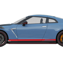 2x Puertas laterales Gráficos Kit de calcomanía para Nissan GT-R
 2