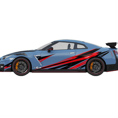 Gráficos laterales Kit de calcomanía de línea de rayas NISMO para Nissan GT-R
