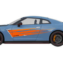 Gráficos angustiados laterales Kit de calcomanía de estilo Nismo para Nissan GT-R
 3