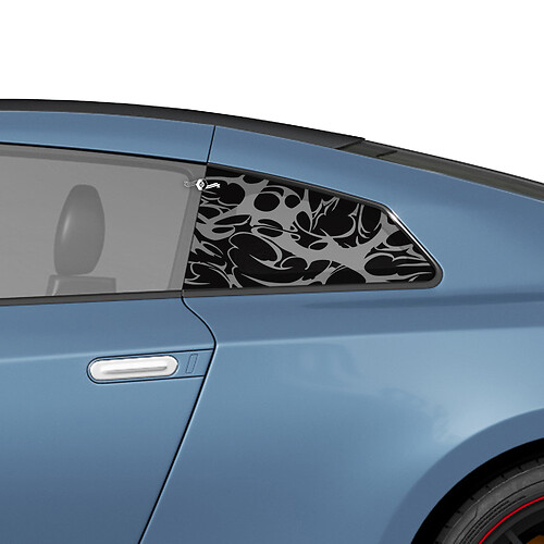 Kit de calcomanía de rayas de gráficos a cuadros laterales para Nissan GT-R
