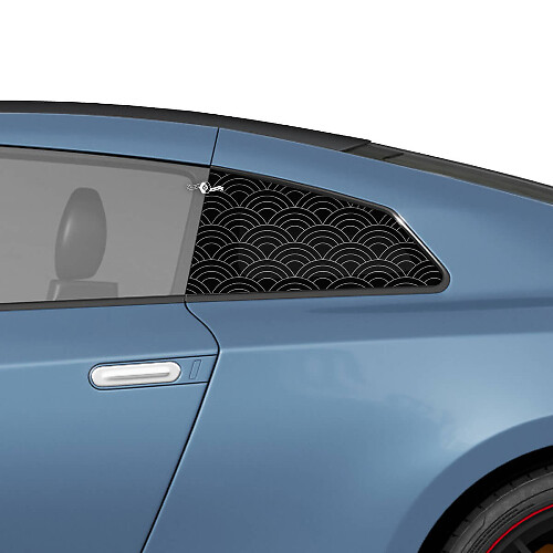 Ventana trasera lateral Japón Estilo gráfico Kit de calcomanías de calcomanías para Nissan GT-R 2
