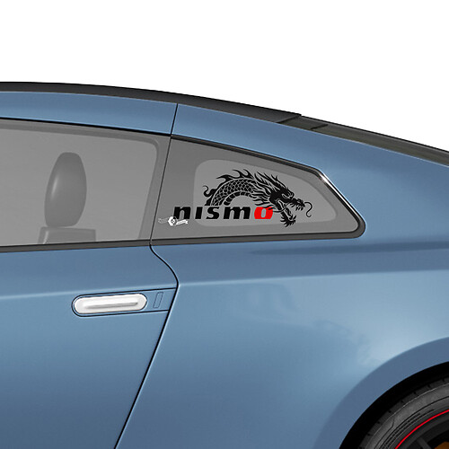 Ventana trasera lateral nismo dragon gráficos calcomanías kit de calcomanías para nissan gt-r
