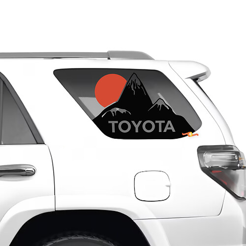 Kit de calcomanía de calcomanías de vinilo de montañas de barrio lateral para Toyota 4Runner
