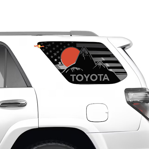 Kit de calcomanía de calcomanías de vinilo de montañas de barrio lateral para Toyota 4Runner
