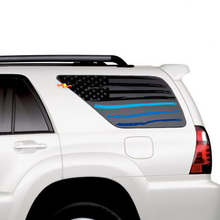 Ventana del cuarto lateral Flagal Montañas Patrióticas Pegatinas de vinilo Sunset Kit de calcomanía para Toyota 4Runner
 2