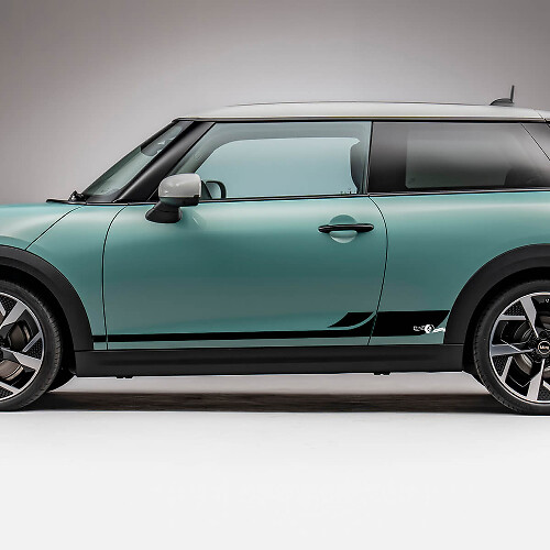 Decal de gráficos de rayas de carreras laterales para Mini Cooper S

