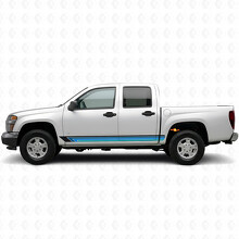 Tiras de Vinilo Vintage para Puertas y Paneles Laterales de Chevrolet Colorado 1ª Gen 2004-2012_2
