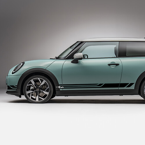 Puertas frontales laterales CALCE DE GRÁFICOS RACKING StriPes para Mini Cooper S
