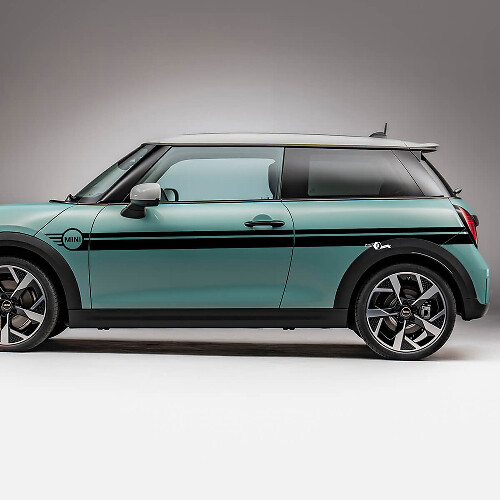 Mini puertas laterales Decal de gráficos de rayas de carreras para Mini Cooper S
 1