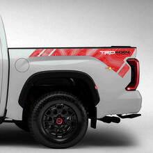 Calcomanías de vinilo estilo topográfico TRD para la cabecera de Toyota Tundra_3