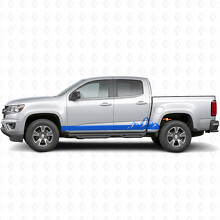 Pegatinas de vinilo de gama montañosa para puertas y paneles bajos para Chevrolet Colorado 2ª generación 2015-2022_5