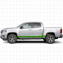 Pegatinas de vinilo de gama montañosa para puertas y paneles bajos para Chevrolet Colorado 2ª generación 2015-2022_6