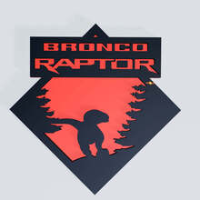 Insignias de guardabarros de Bronco Raptor Edition Emblema 3D Insignia
 2