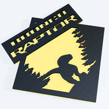 Insignias de guardabarros de Bronco Raptor Edition Emblema 3D Insignia
 3