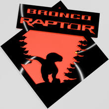 Insignias de guardabarros de Bronco Raptor Edition Emblema 3D Insignia
 5